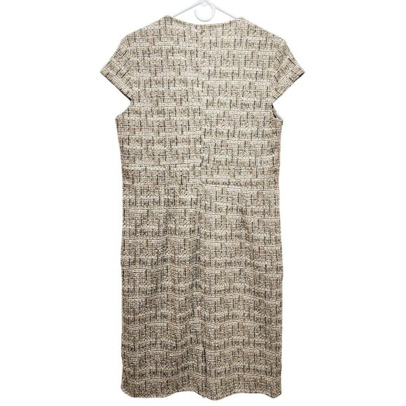 Grace Karin Womens Tweed Cap Sleeve Sheath Dress Back Zipper & Lining size XL - Picture 4 of 11